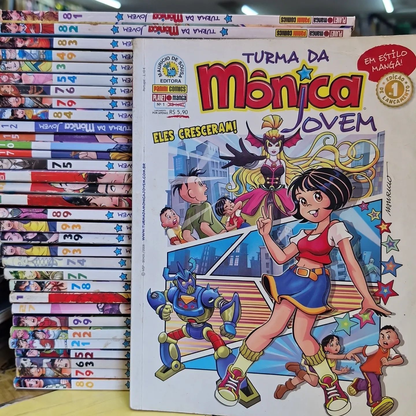 Turma da Mônica Jovem em Formato Mangá