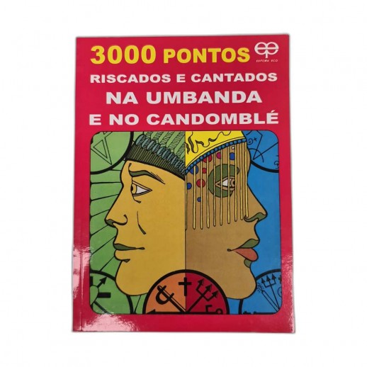 Academia do Saber Camões | Capa do livro "3000 Pontos Riscados e Cantados na Umbanda e no Candomblé".